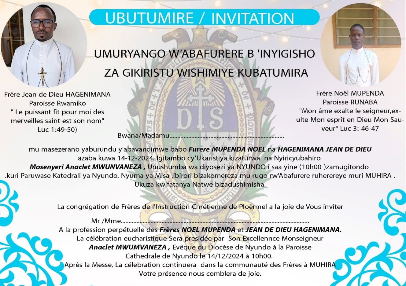 AFRIQUE CENTRALE : la délégation du Congo RDC et le District du Rwanda ...